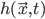 h(\vec{x},t)