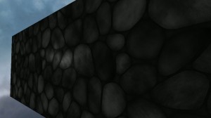 A screen capture with tangent space normal mapping inactive. A screen capture with tangent space normal mapping inactive.