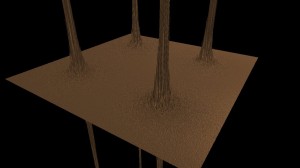 Applying the 1/f^beta filter in the frequency domain. Note that we have four spikes because we have tiled the map. Applying the 1/f^beta filter in the frequency domain. Note that we have four spikes because we have tiled the map.
