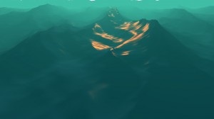 A screen capture of the surface with lighting and fog. A screen capture of the surface with lighting and fog.